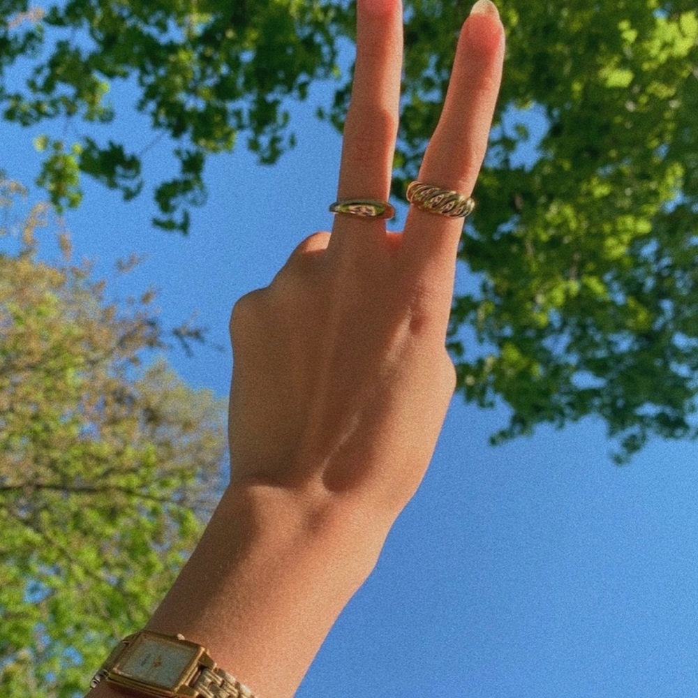 Small dome ring from crybaby